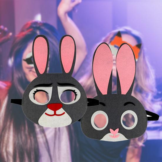 Halloween Maske Exquisite Form Lebendige Farbe Vliesstoff Cartoon Zootopia Film Thema Cosplay Maske Partyzubehör