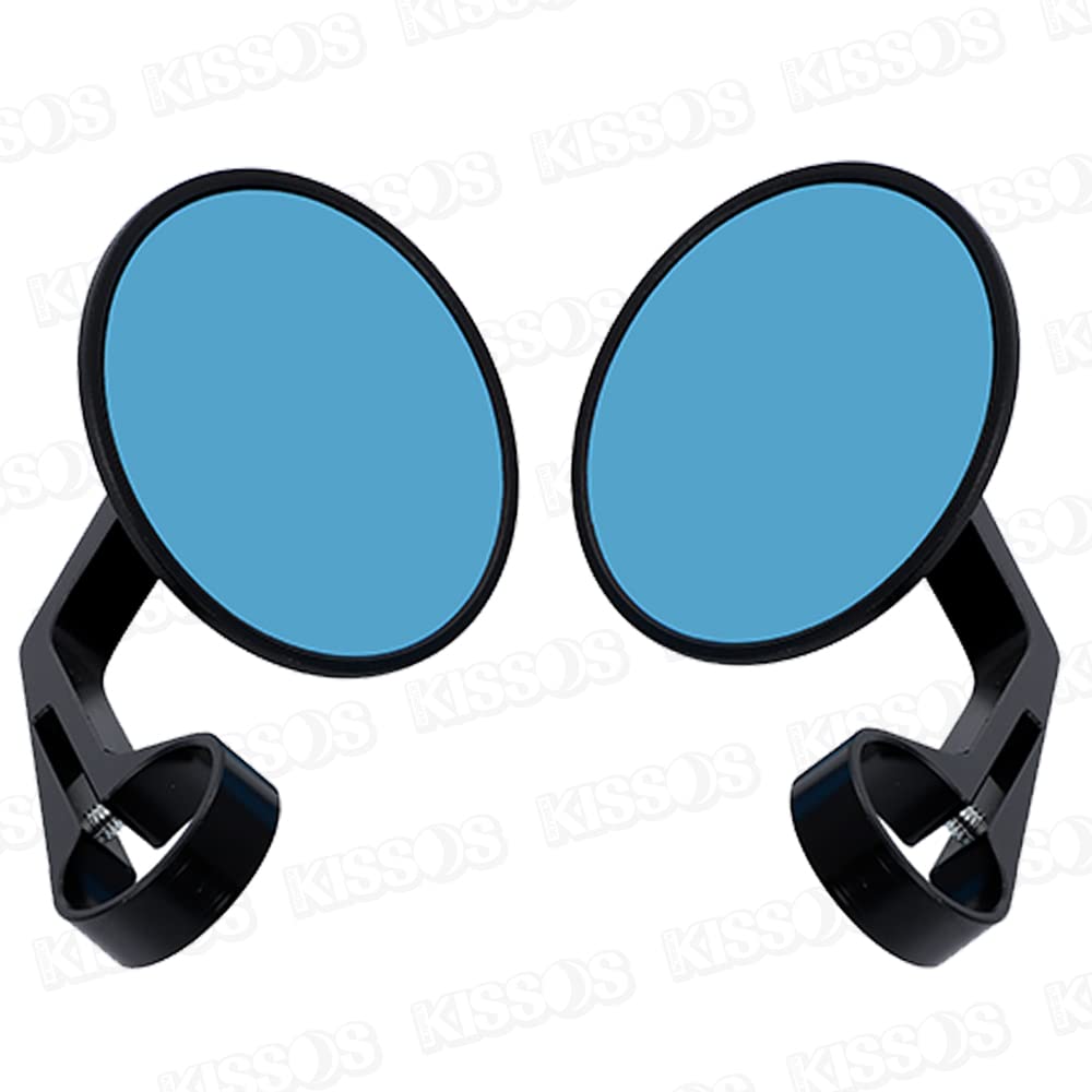 Bar End Motorcycle Bar Motorcycle CNC HONDA SUZUKI Left and Right Set X Mirrors, Mirrors, Ends, Universal, Round, Mirrors, Aluminum, YAMAHA, (Black