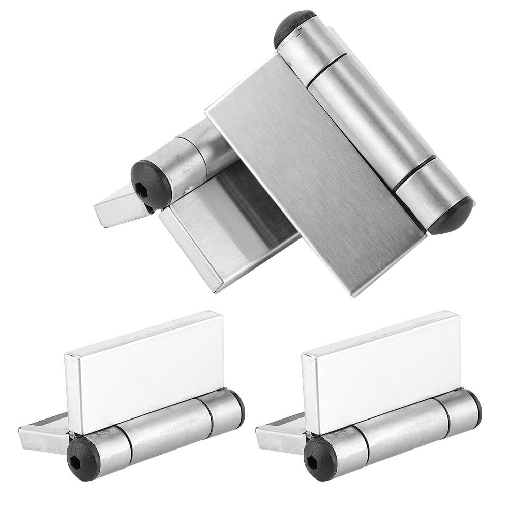 4pcs Stainless Steel Spring Hinge Automatic Closing Cabinet Wardrobe Hinge Hardware