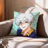Blue Lock Manga Character Bunny Iglesias  Pillow Case Pattern Printed Pillowcase For Living Room Sofa Cushion Cover