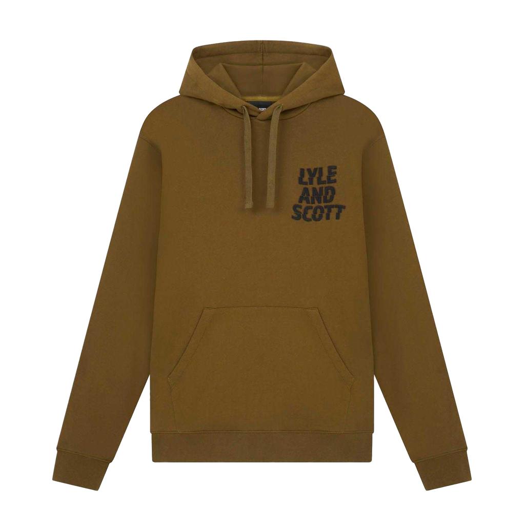 Lyle & Scott Mens Ripple Logo Hoodie