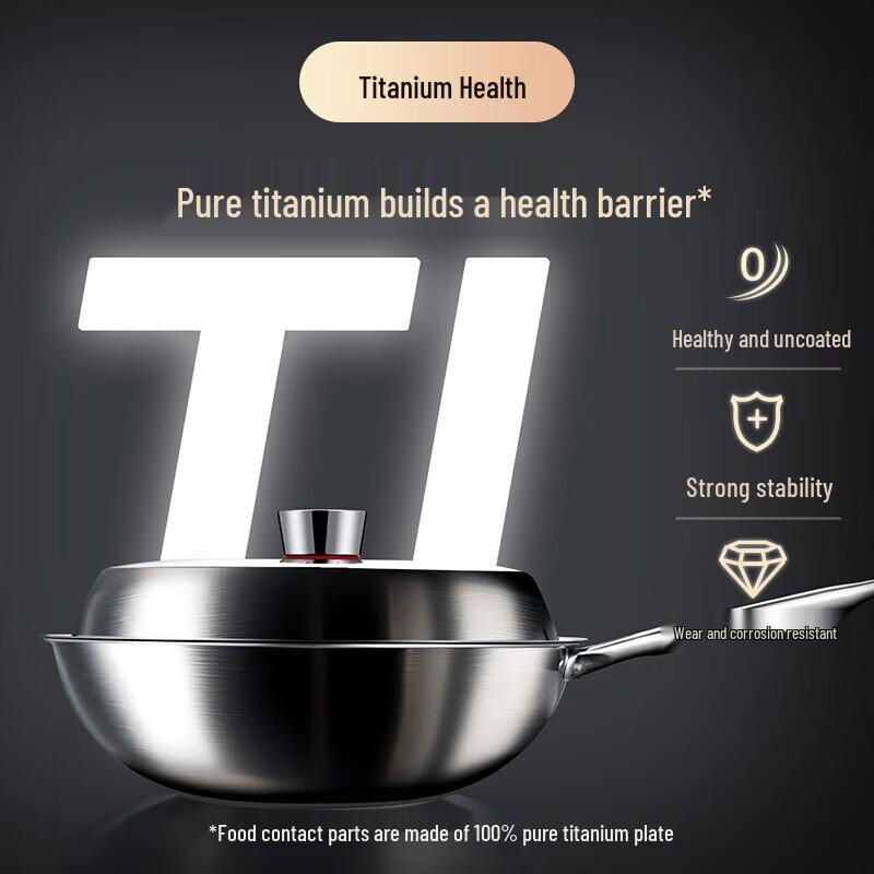 COOKER KING 32cm Titanium Non-Stick Wok
