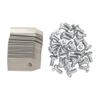 30PCS Stainless Steel Lawn Mower Blade Silver Weather Resistant Lawn Mower Replacement Blade for Husqvarna