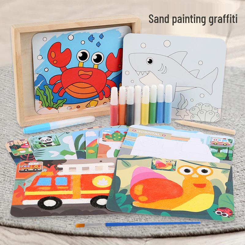 

Creative Sand Painting Kit for Kids: DIY Colored Sand Art for Boys and Girls