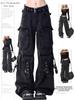 Men's Trendy Loose-Fit Straight-Leg Denim Jeans with Multi-Pocket Design