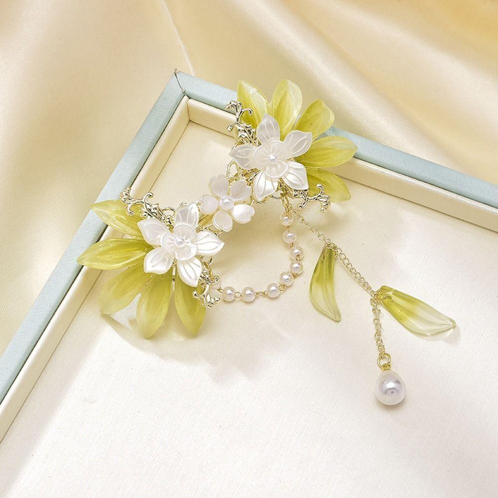 

Колокольчик Орхидея Цветок Женщины Конский Хвост Пряжка Корейский Стиль Заколка Для Волос Девушка Коготь Заколка Для Волос Зажим Для Волос