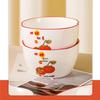 ZIPOYA Persimmon Ceramic Bowl Gift Set
