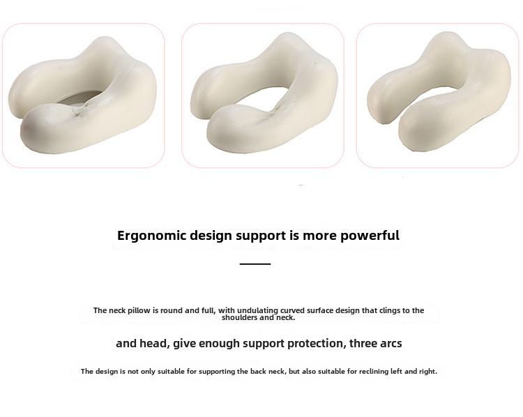 Memory Foam U-Shaped Neck Pillow for Travel & Airplane