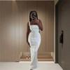 Sexy Sequins Backless Slip Maxi Dress Women Sleeveless Bodycon Hip Package Dresses Summer Party Evening Robe