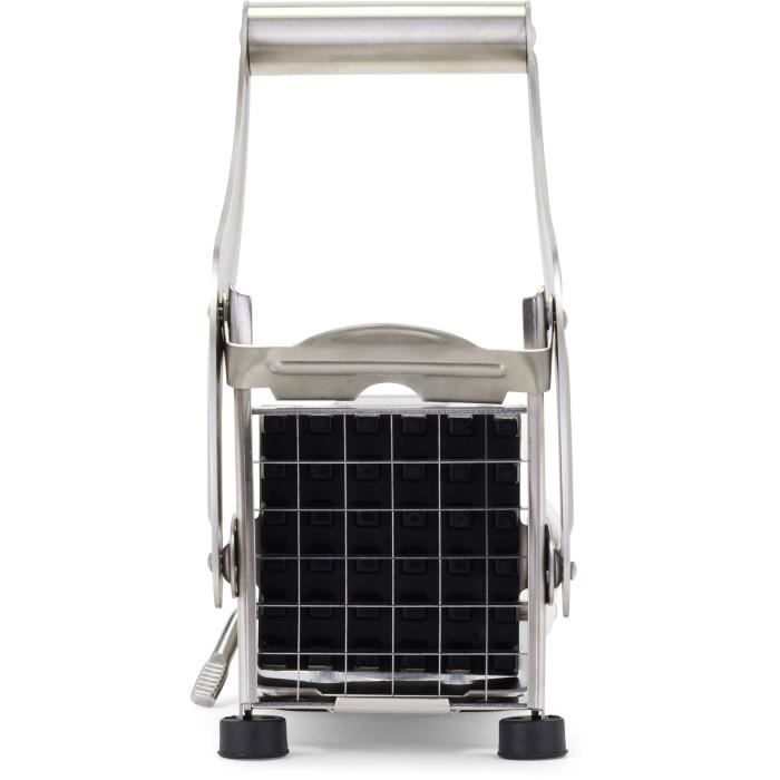 Coupe-frites - LIVOO - MEN410 - Acier inoxydable - 2 grilles - Pieds antidérapants et ventouse - Grilles compatible lave-vaisselle