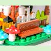Romantic Fairy Tale Building Blocks Model Coffee House and Fantasy Candy House Creatively Assemble Puzzle Toy Gifts for Girls