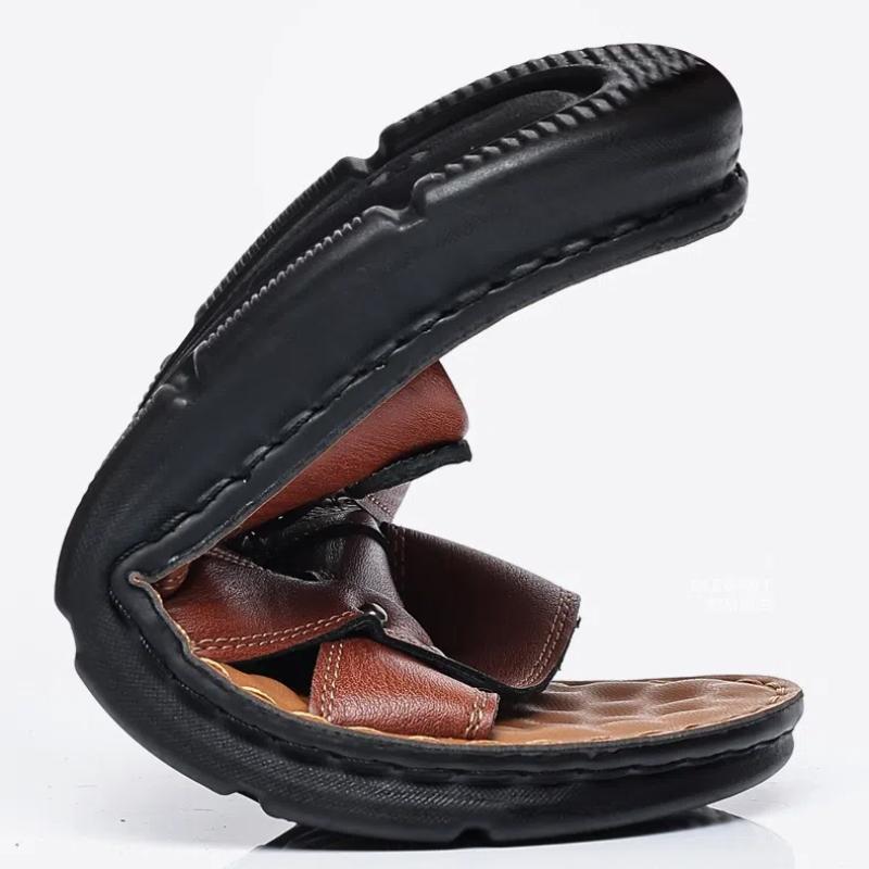 Summer Beach Men's Sandals Special Offer Non-Slip Soft Anti-Odor Slippers Dual-Purpose Casual Slip-On Driving Slippers Beach