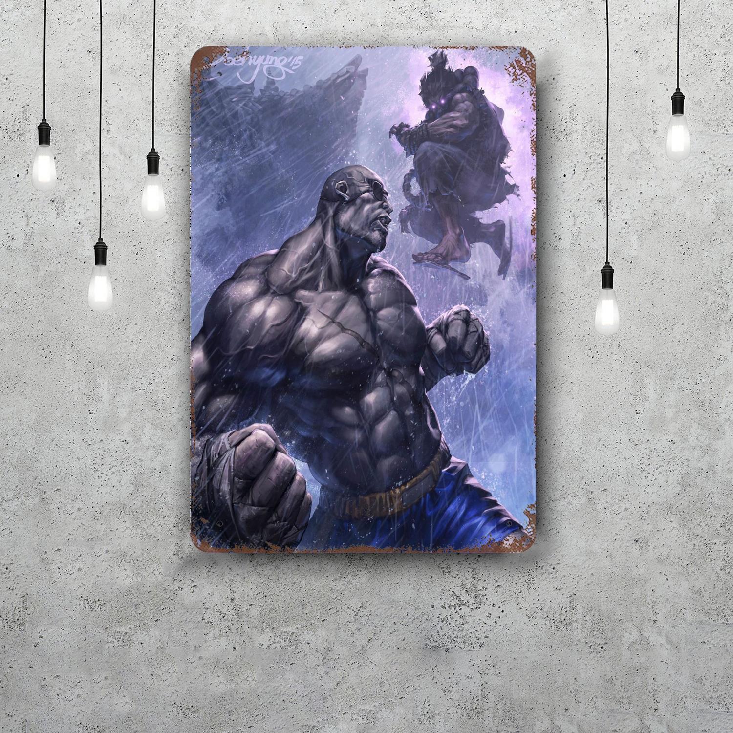 itoshii akuma Decor Poster Vintage Tin Sign Metal Sign Decorative Plaque for Pub Bar Man Cave Club Wall Decoration 20x30cm（7.8x11.8inch）