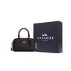 COACH SATCHEL Coated Canvas Shoulder Bag, Crossbody Bag, Handbag Small Women's Dark Brown CW197-IMXAQ