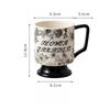 Retro Ceramic Mug Home Cup Creative Wedding Pair Coffee Cup Breakfast Cup Souvenir Goblet Cup