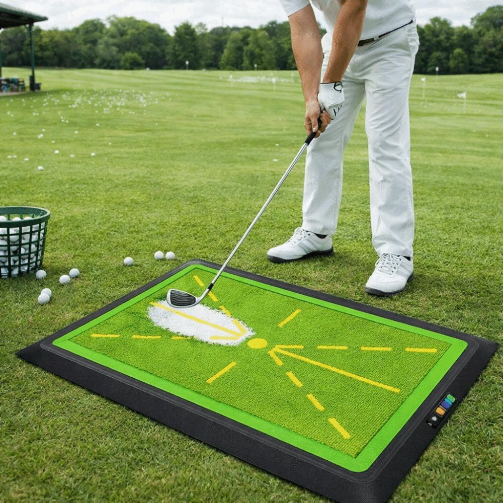 Directional Mat Golf Training Pad Trace Detection Golf Ball Trace Golf Strike Mat  Golf Training