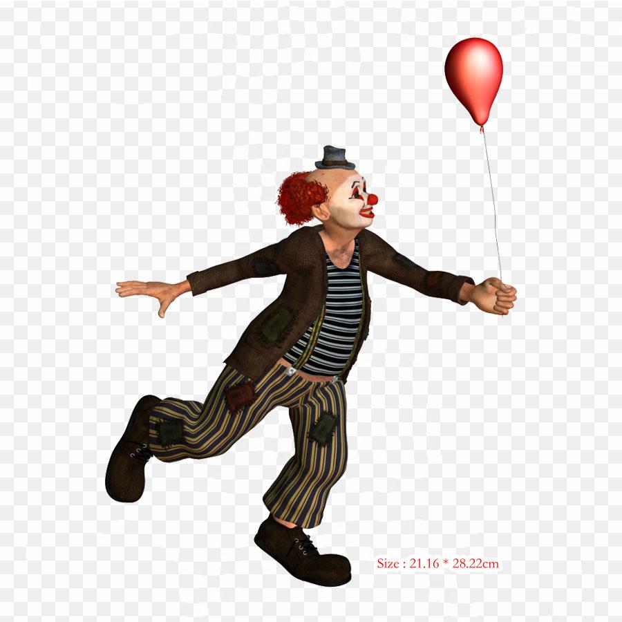 

Клоун Поведение человека Термотрансферная печать Виниловые нашивки Наклейка для одежды DIY Аппликации Стираемые нашивки