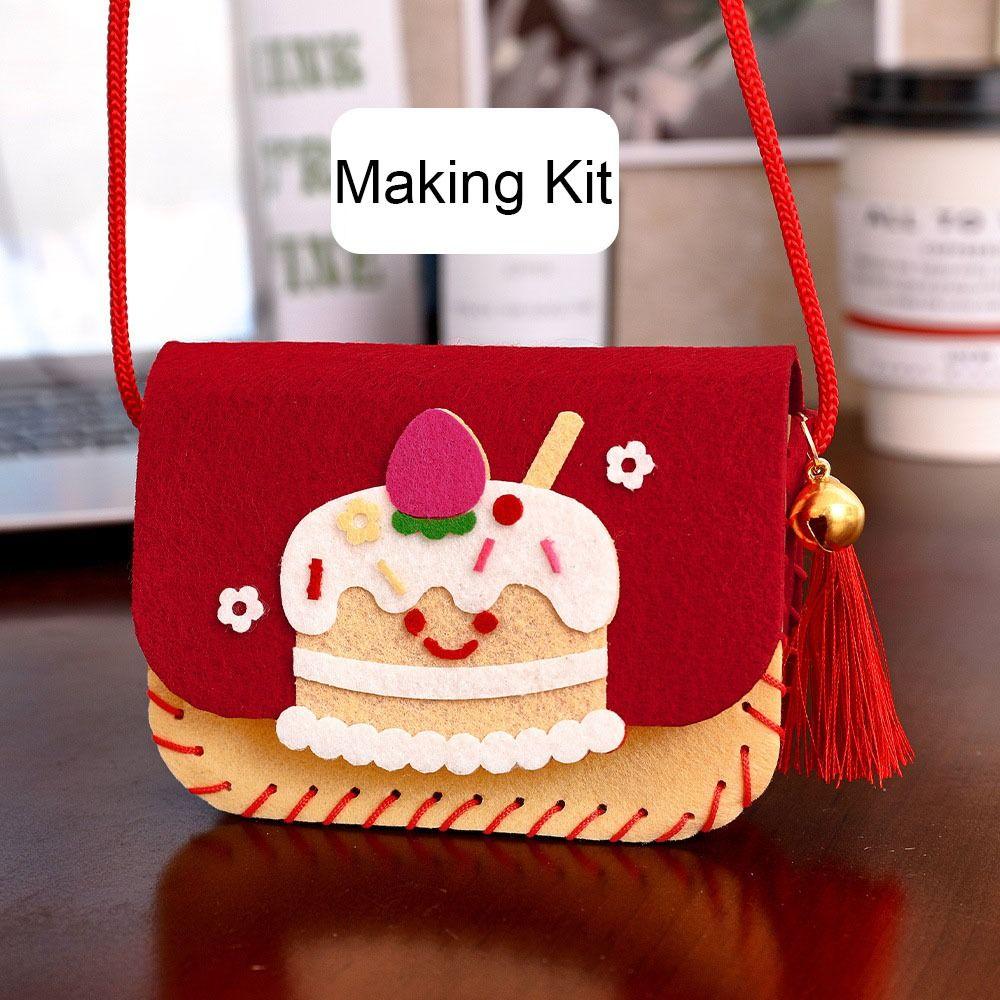 Cartoon Handmade Bag Crafts Art DIY Handbag Gift Crossbody Bag