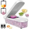 Multi-Function Manual Vegetable Cutter & Grater - Carrot & Potato Slicer