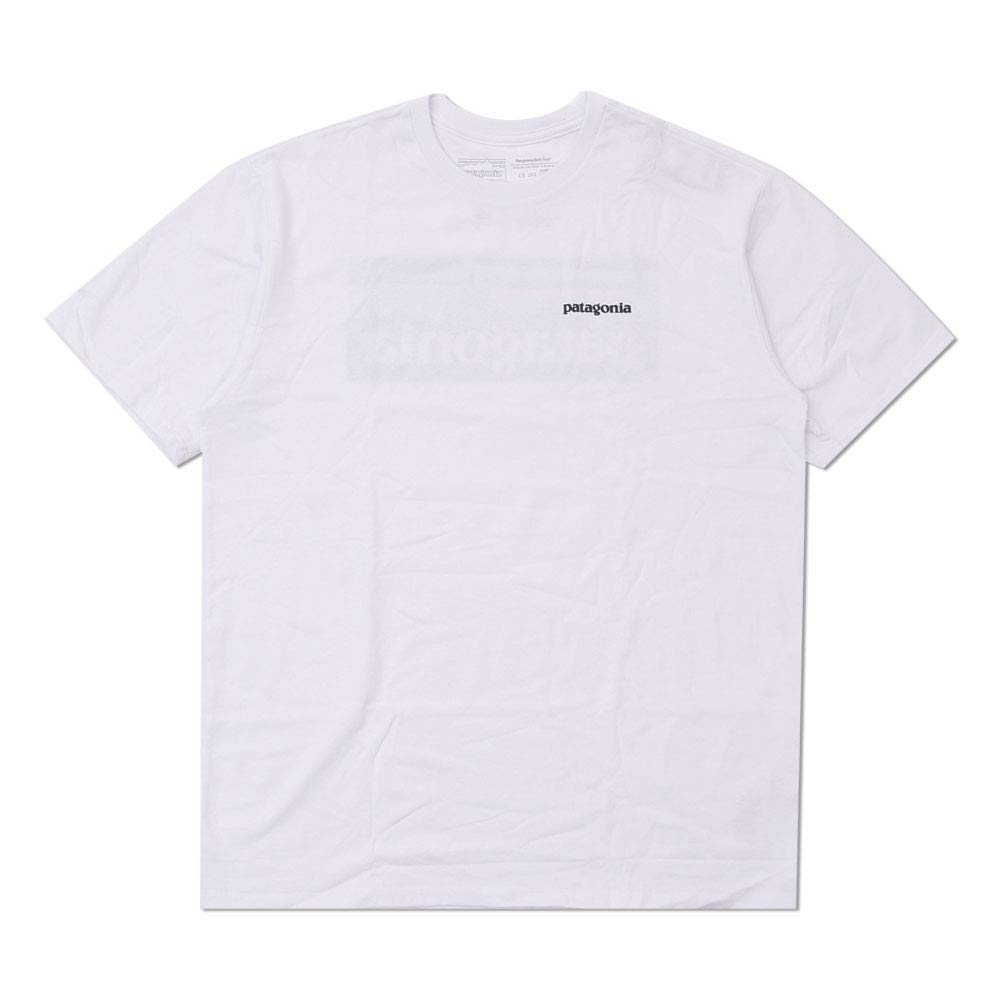 Patagonia Logo Responsibili Tee Regular Fit 38504 P-6 (White, XL)