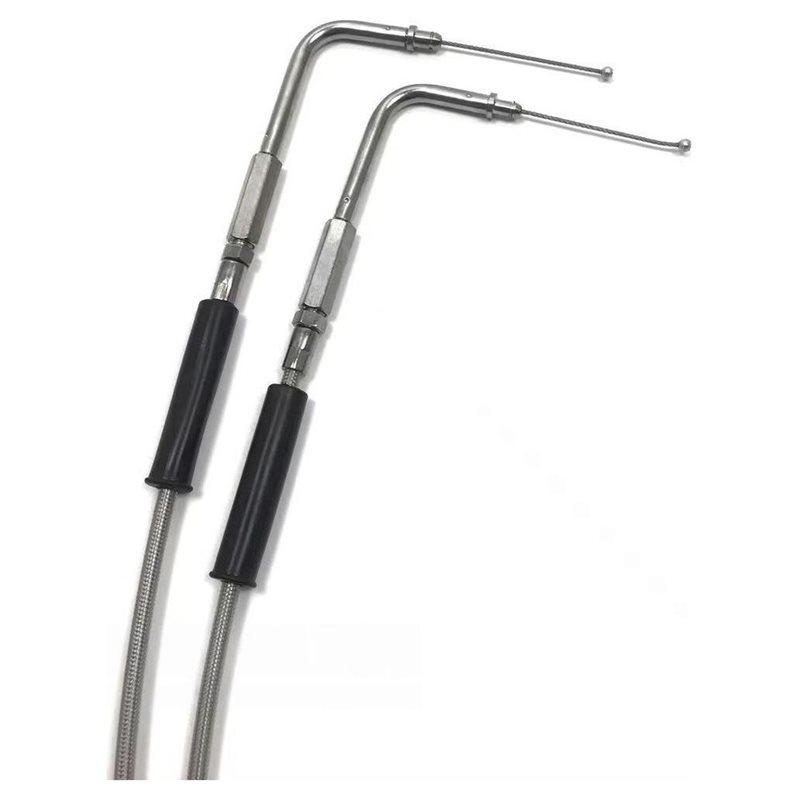 Motorcycle Throttle Cable Replacement 110Cm/100Cm For XL883 1200 FLH FLT FXD FLST FXST 1996- 2010 110Cm