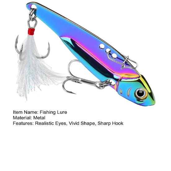 Hard Fishing Bait 3D Simulation Fisheye Increased Fish Rate for All Water Area Sharp Hook Treble Hooks Fishing Tool