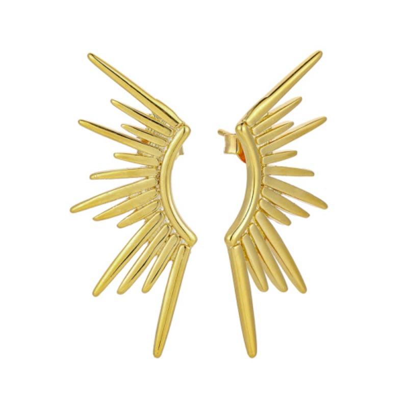 Fashion Snake-shaped Willow Leaf Chain Earrings - Unique and Versatile Ear Jewelry - Heart-shaped Round Beads Ear Decorations