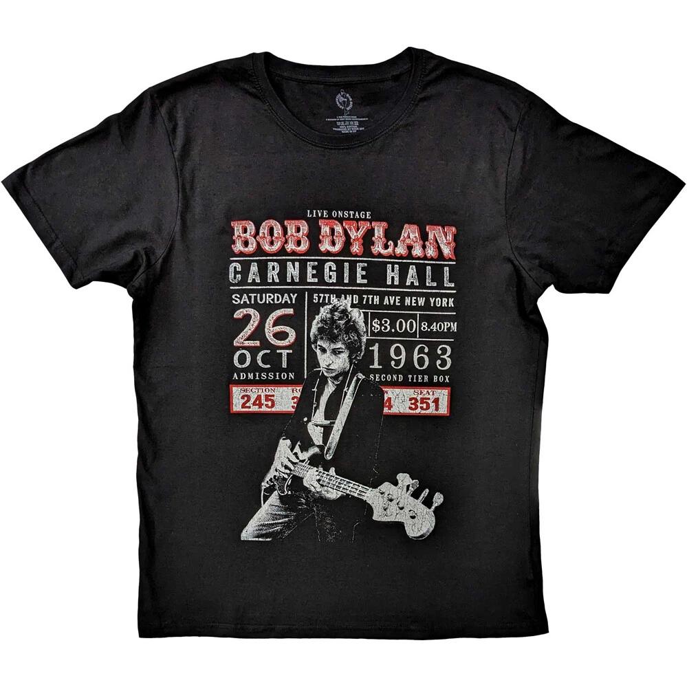 Bob Dylan - Carnegie Hall  63 - Black  T-shirt M