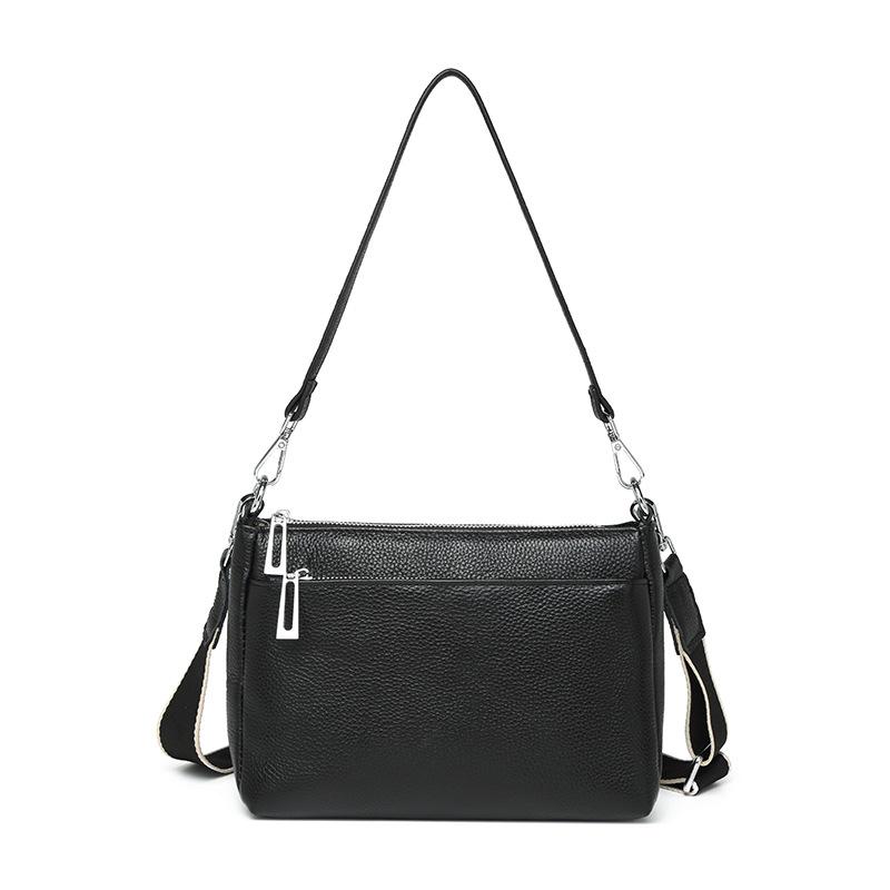 Genuine Leather Women's Bag Underarm Bag Fashionable and Simple Single-shoulder Crossbody Bag Cowhide Small Bag