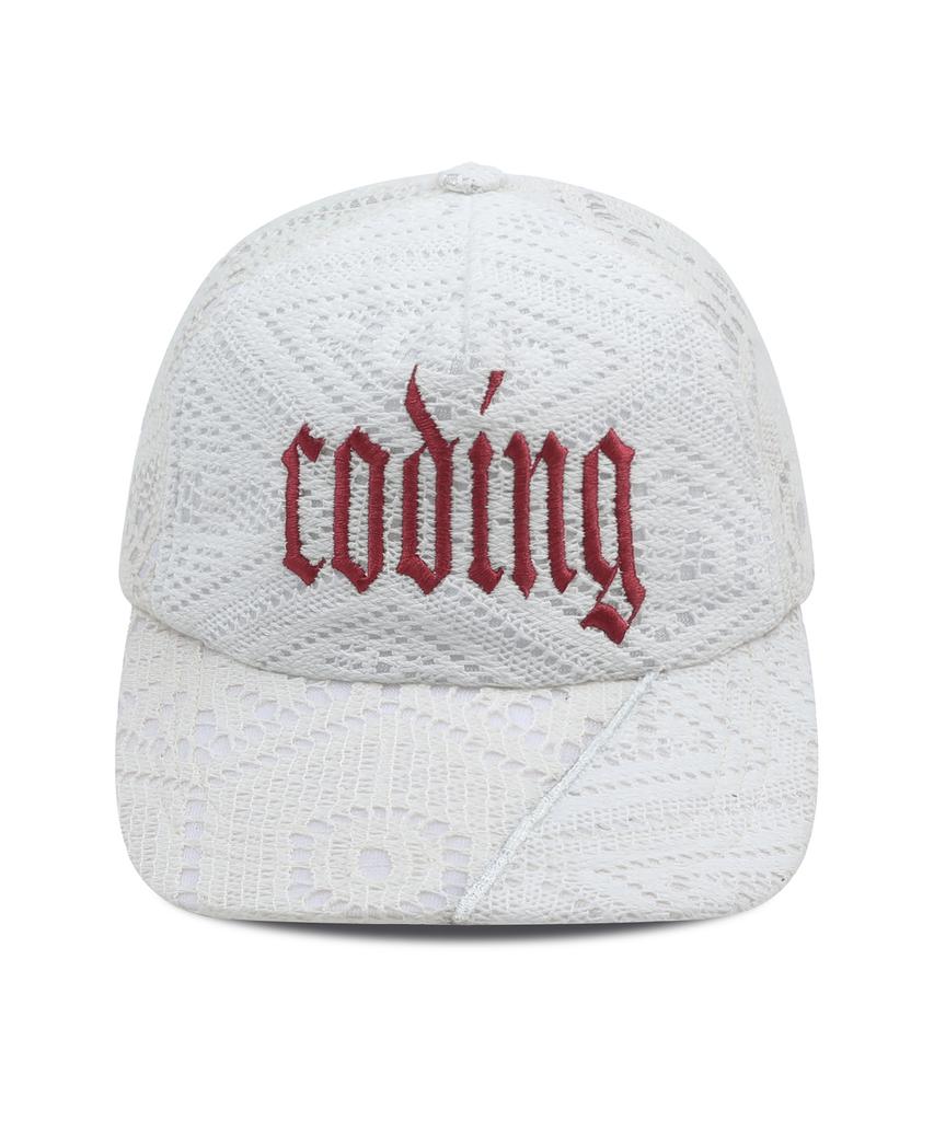 GLACK Gc087 Franken Coating Crochet Ball Cap (Ivory)