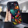 Colorful Cartoon Flower iPhone Case - Compatible with 15/16/17 Pro Max