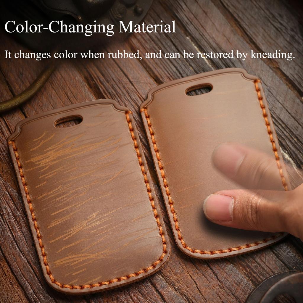Leather Car Key Case Cover for Zeekr 001 X 7X 007 007GT 009 Car Remote Key Fob Shell Holder Keychain Accessories