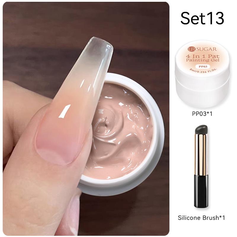 UR SUGAR Gel Pot: No-Wash Nail Art & Gradient Set