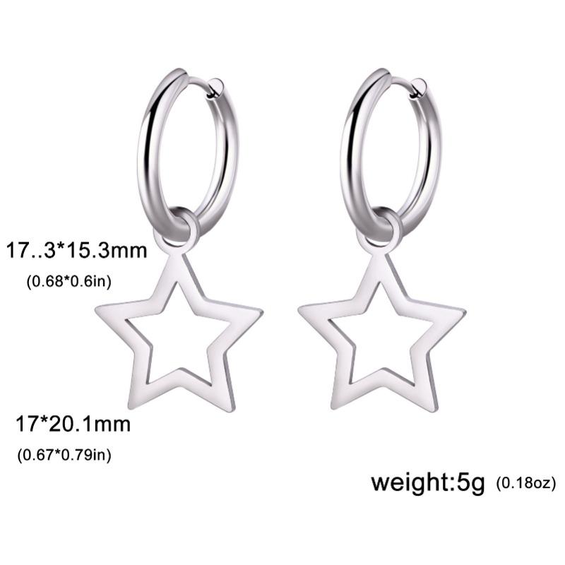 New Creative Star Earrings Fashion Earrings Gifts for Women Holiday Jewelry Drop Earrings Cute Mini Little Star Earrings Wedding Jewelry Gift Friends