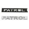 Car 3D ABS Rear Trunk Letters Words Logo Badge Emblem Decals Sticker For Nissan Patrol Y60 Y61 Y62 Y63 Y64 Styling Accessories