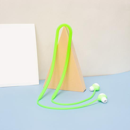 Earphones Neck Rope Tangle-free Anti-fall Silicone Sensory-free Wearing Earbuds Neck Strap for Samsung Galaxy Buds 2 Pro