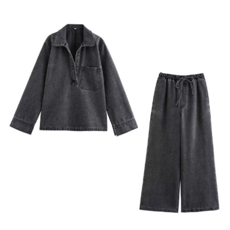 Женский костюм больших размеров на весну и осень — фото 10