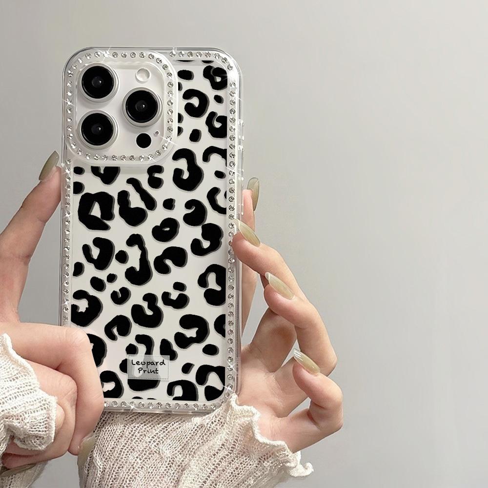 Bracelet Chain Phone Case For iPhone 17 16 15 13 14 for 17Air 17 12 14 16 Pro 17 14 16 Pro Max Sparking Diamond Cute Pattern Hard Cover With Lanyard