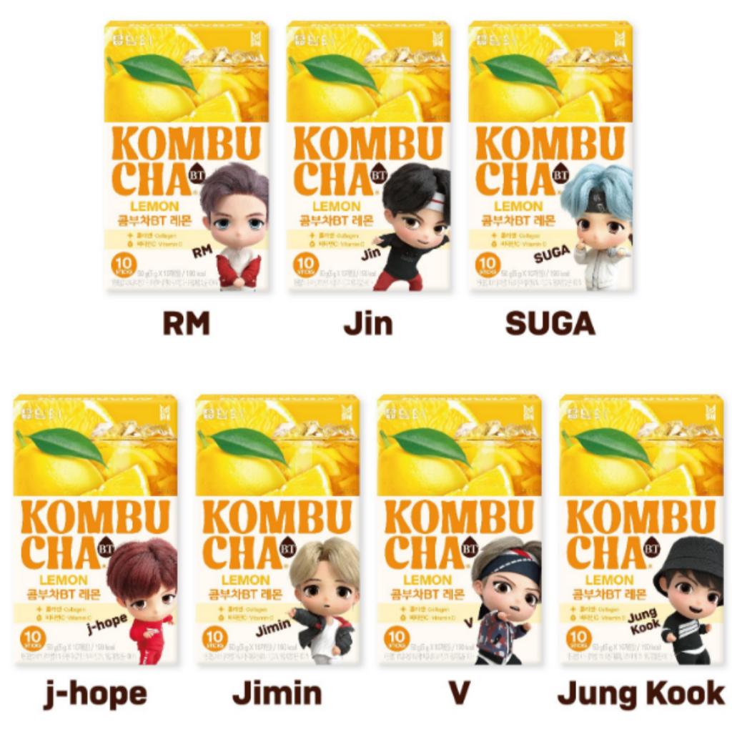 

[Damtuh] Корейский здоровый BTS Kombucha(10EA) Lemon 10EA
