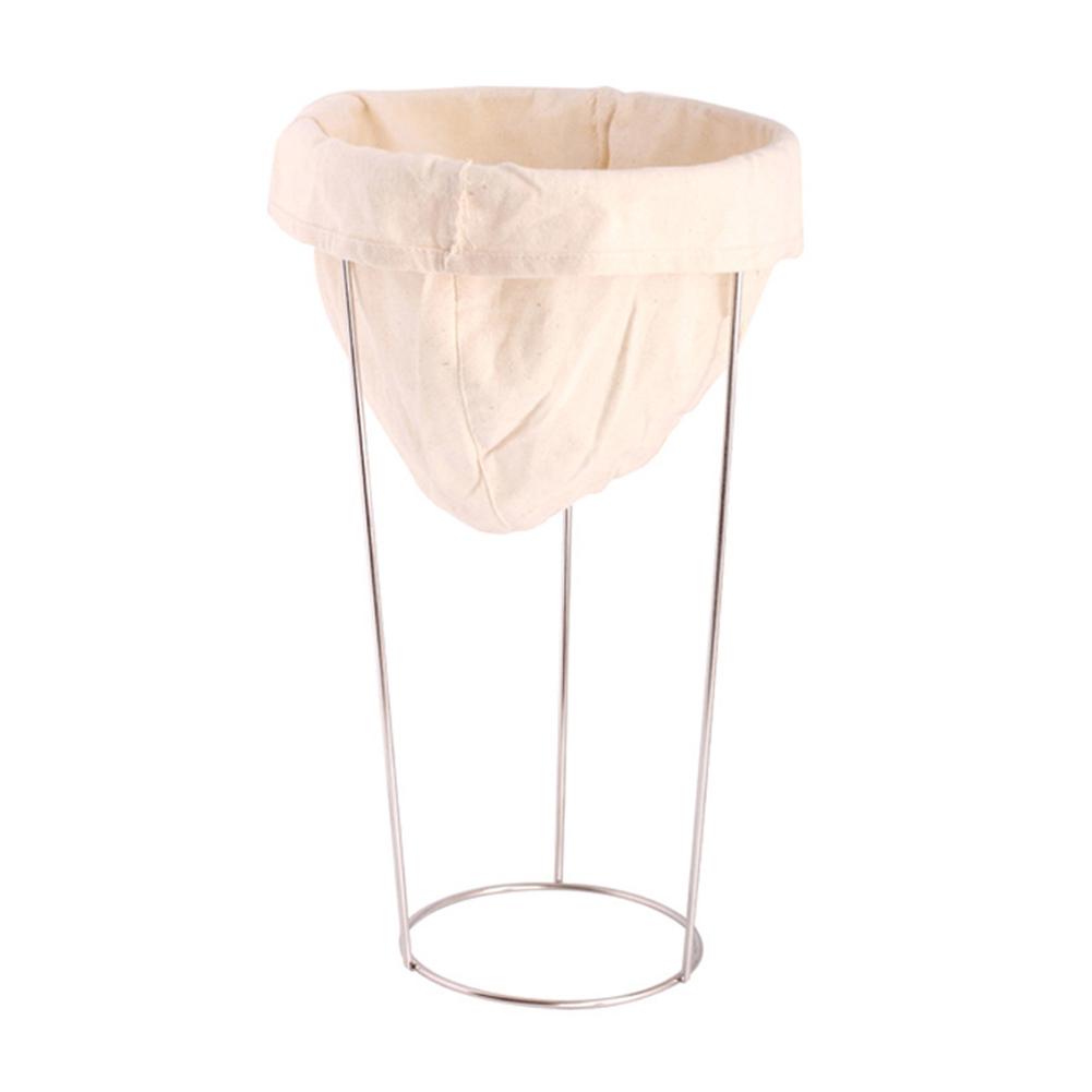 Stainless Steel Filter Cloth and Reusable Strainer Bags for Brewing Rack Designed for For iced Coffee and Broth