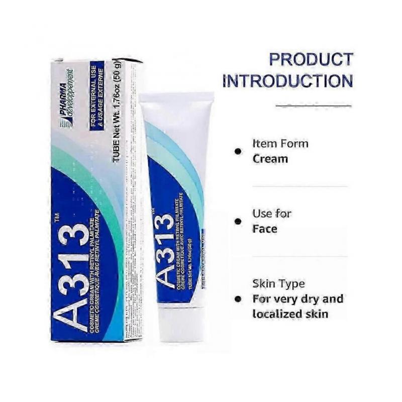 2 Stück A-313 Vitamin A Retinol Creme A~313 Retinol Anti-Aging Creme für das Gesicht, reduziert Poren & Falten, behandelt Akne & dunkle Flecken