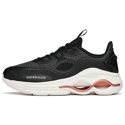 Serie de Entrenamiento Casual Absorción de Impactos Antideslizante Duradero Zapatillas de Entrenamiento de Caña Baja Zapatillas de Mujer Negro 122147722-4