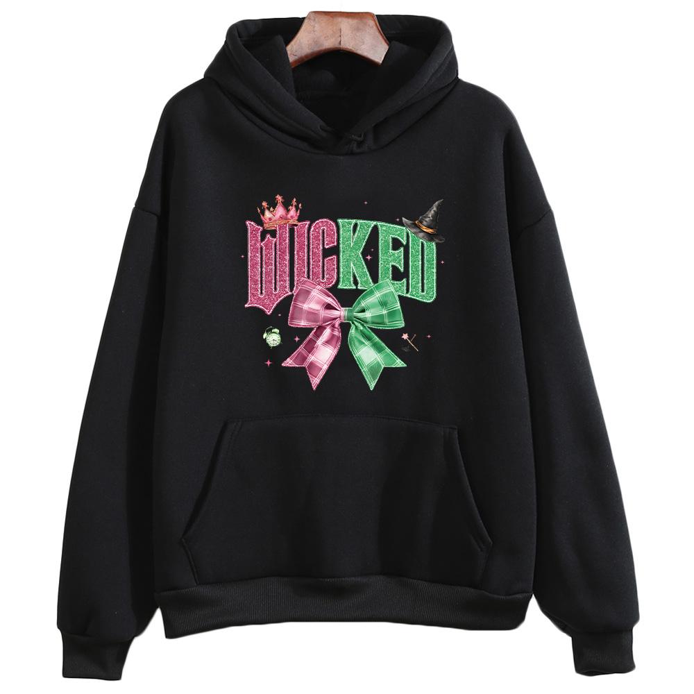

Wicked for Good Hoodies Wicked Musical Movie Fan Valentine Gift Hoody Fashion Women Men Aesthetic Autumn Winter Pullover Clothes XS