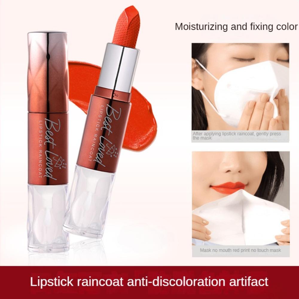 Rouge à lèvres imperméable, tasse antiadhésive, longue durée, ne se décolore pas, hydratant