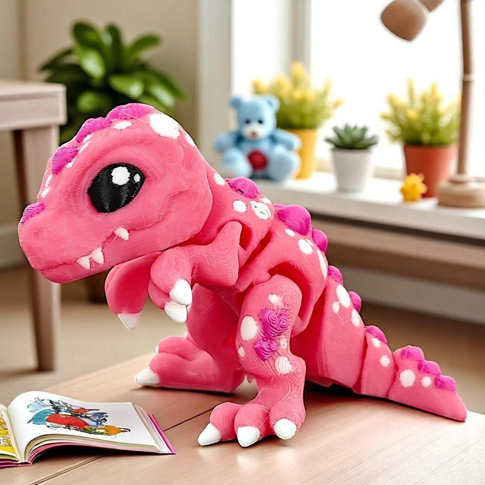 Movable Joints 3D Rotatable Articulated Dragon 3D Articulated Dragon Toys  Landscaping Decoration