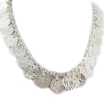 [B9308] - Designer Necklace 'DV - Antica' Silver
