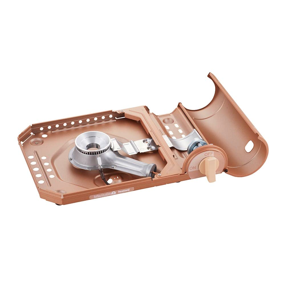 Iwatani Cassette Stove Tatsujin Slim Plus Metallic Coral Disaster Prevention (CB-TS-PLS) -