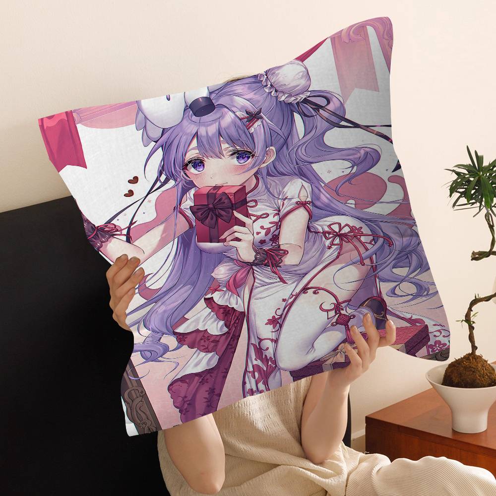Azur Lane Movie Pillow Cushion Cover Pillowcase Living Room Sofa Home Decor Customized