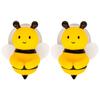 1/2/3Pcs Funny Toothbrush Holders Strong Stickiness Easy to Install Cartoon Bee Shaped Toothbrush Holders Bathroom Organizer