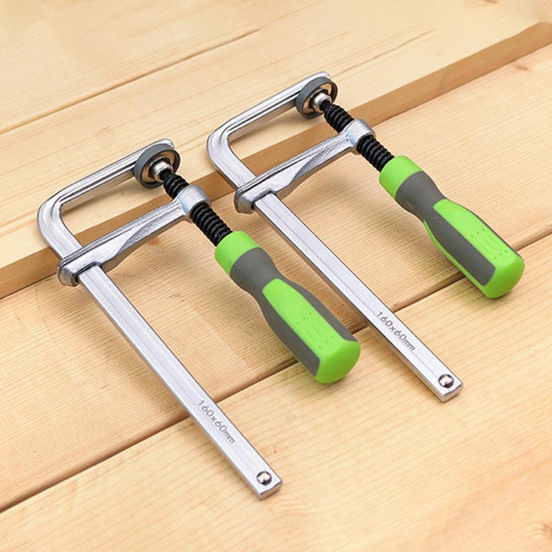 Adjust Screw Handle Track Rail Clamp Woodworking Guide Rail Clamp T-Track Clamps Dovetail Clamps Woodworking Tools